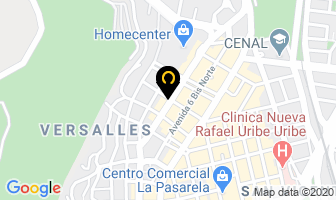 Mapa de Oftalaser S.a. en Cali