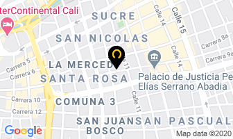 Mapa de O.g. Maquinas De Coser Ltda. en Cali