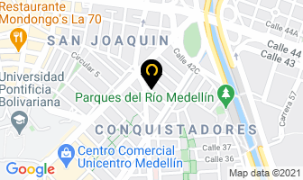 Mapa de Oh! Acrílicos en Medellín