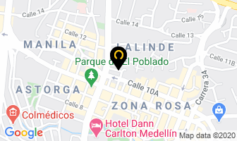 Mapa de Ohlimpia E.u en Medellín
