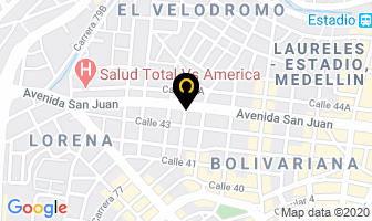 Mapa de Ok Llantas Ltda en Medellín