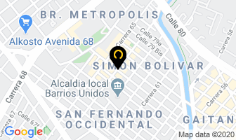 Mapa de Ole Cabinas Telefónicas en Bogotá D.C