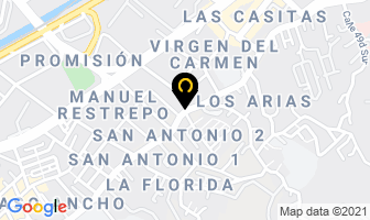 Mapa de Oleoquimica Ltda en Medellín