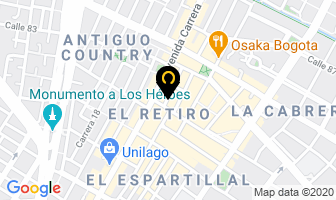 Mapa de Olga Piedrahita en Bogotá D.C