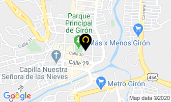 Mapa de Olinto Bermudez Estupiñan en Girón