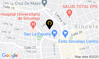 Mapa de Olivares Velilla Alfredo en Sincelejo