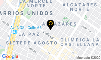 Mapa de Omar Vanegas Uniformes E.u en Bogotá D.C