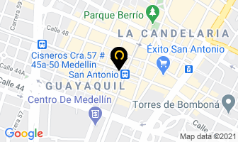 Mapa de Omega 325a en Medellín