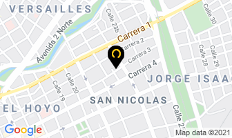 Mapa de Omega Ingenieros S.a. en Cali