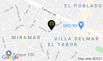 Mapa de Omega International Ltda. en Barranquilla