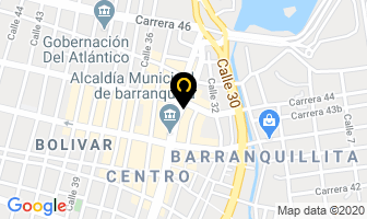 Mapa de Omega Servicios Ltda. en Barranquilla