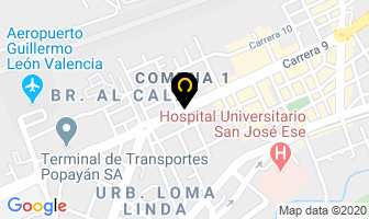 Mapa de Omnilife De Colombia Ltda en Popayán