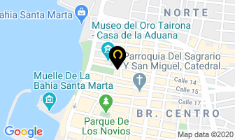 Mapa de Oñate Gámez Luis en Santa Marta