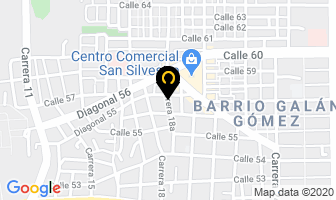 Mapa de One Lounge en Barrancabermeja