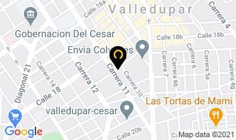 Mapa de Opcin Caribe Ltda en Valledupar