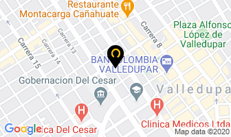 Mapa de Operadora De Personal Del Cesar Opec Ltda. en Valledupar