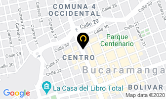 Mapa de O.p.l. Carga en Bucaramanga