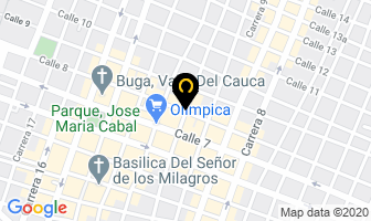 Mapa de Optic Center Salud Visual en Buga