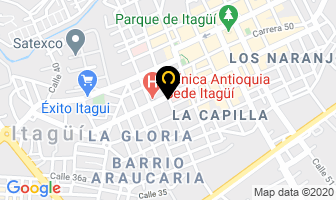 Mapa de Optica Antioquia en Medellín