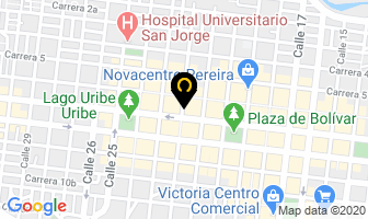 Mapa de Optica Centro Visión en Pereira