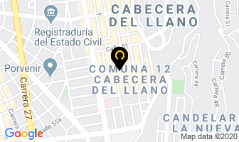 Mapa de Optica Cio Ltda. en Bucaramanga