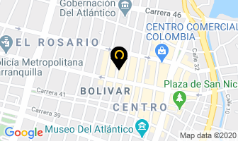 Mapa de Optica Clara Vision en Barranquilla