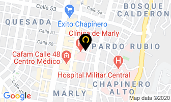 Mapa de Optica Clínica De Marly en Bogotá D.C