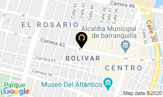 Mapa de Optica Cristal Ltda. en Barranquilla