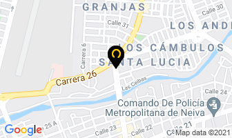 Mapa de Optica  D Santho en Neiva