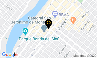 Mapa de Optica Del Sinú en Montería