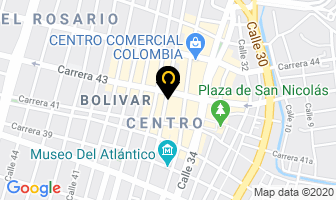 Mapa de Optica El Junior en Barranquilla