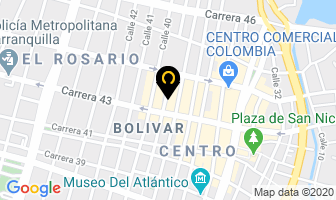 Mapa de Optica El Shadday en Barranquilla