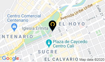 Mapa de Optica Ermita De Cali en Cali