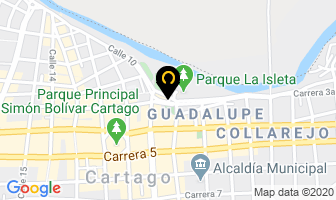 Mapa de Optica Guadalupe en Cartago