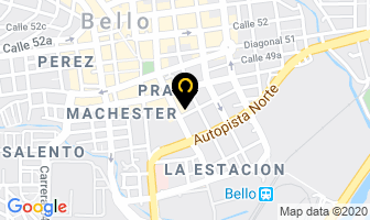 Mapa de Optica Gusmen en Bello