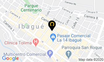 Mapa de Optica ibagué en Ibagué