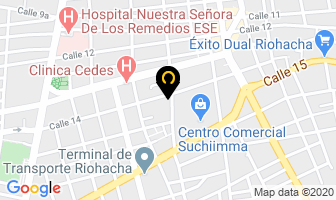 Mapa de Optica Iris De La Guajira en Riohacha