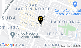 Mapa de Optica Issa Hooker Optometra en Bogotá D.C