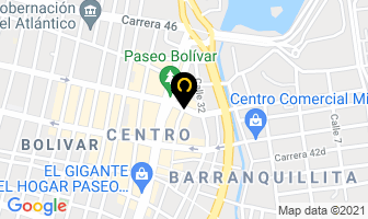 Mapa de Optica Kamy en Barranquilla