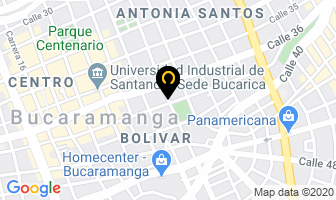 Mapa de Optica Laser Vision en Bucaramanga