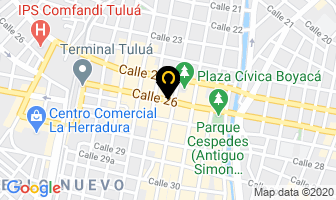 Mapa de Optica Latina en Tulua