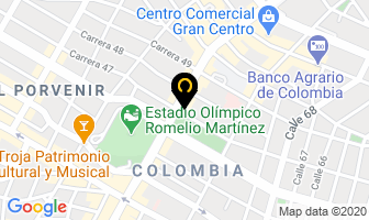 Mapa de Optica Lenscolor en Barranquilla