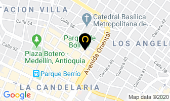 Mapa de Optica Lentisol en Medellín