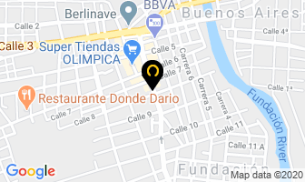 Mapa de Optica Lent´s en Fundación