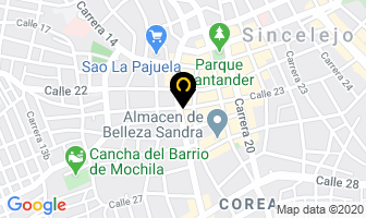 Mapa de Optica Luz en Sincelejo