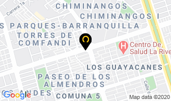 Mapa de Optica Nacional De Opticas Visionline en Cali