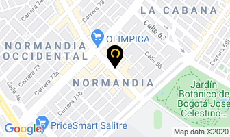 Mapa de Optica Normandia en Bogotá D.C