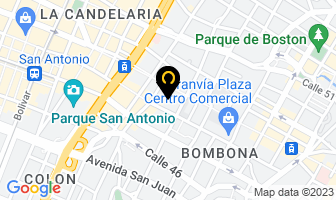 Mapa de Óptica Ocular City en Medellín