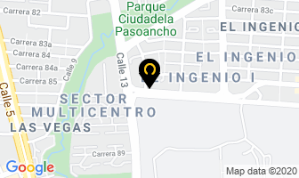 Mapa de Optica Oftalmica Cali S.a.s. en Cali