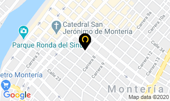 Mapa de Optica Oftalmovision S.a.s.-  Monteria en Montería